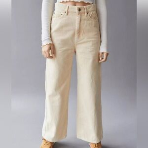 NWT Urban Outfitters BDG High & Wide Corduroy Pant in Tan Size 25